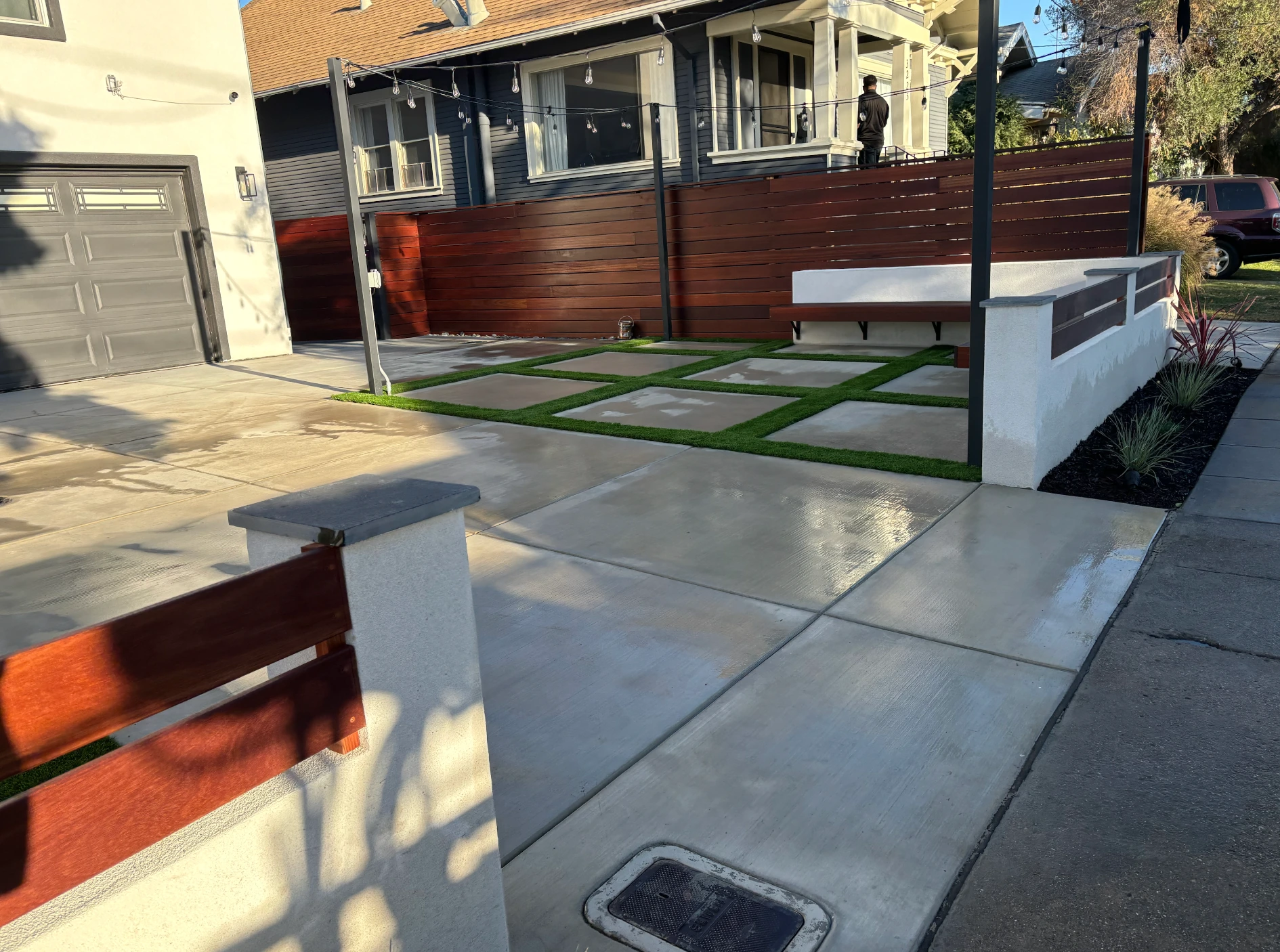 Exterior front yard design project