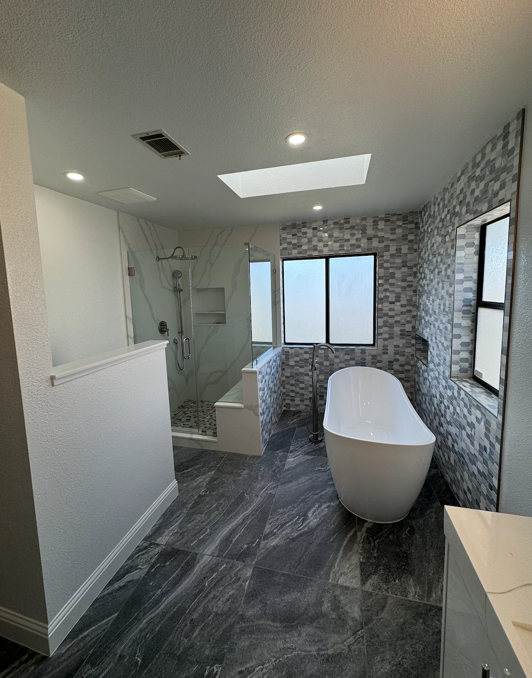 Interior bathroom renovation