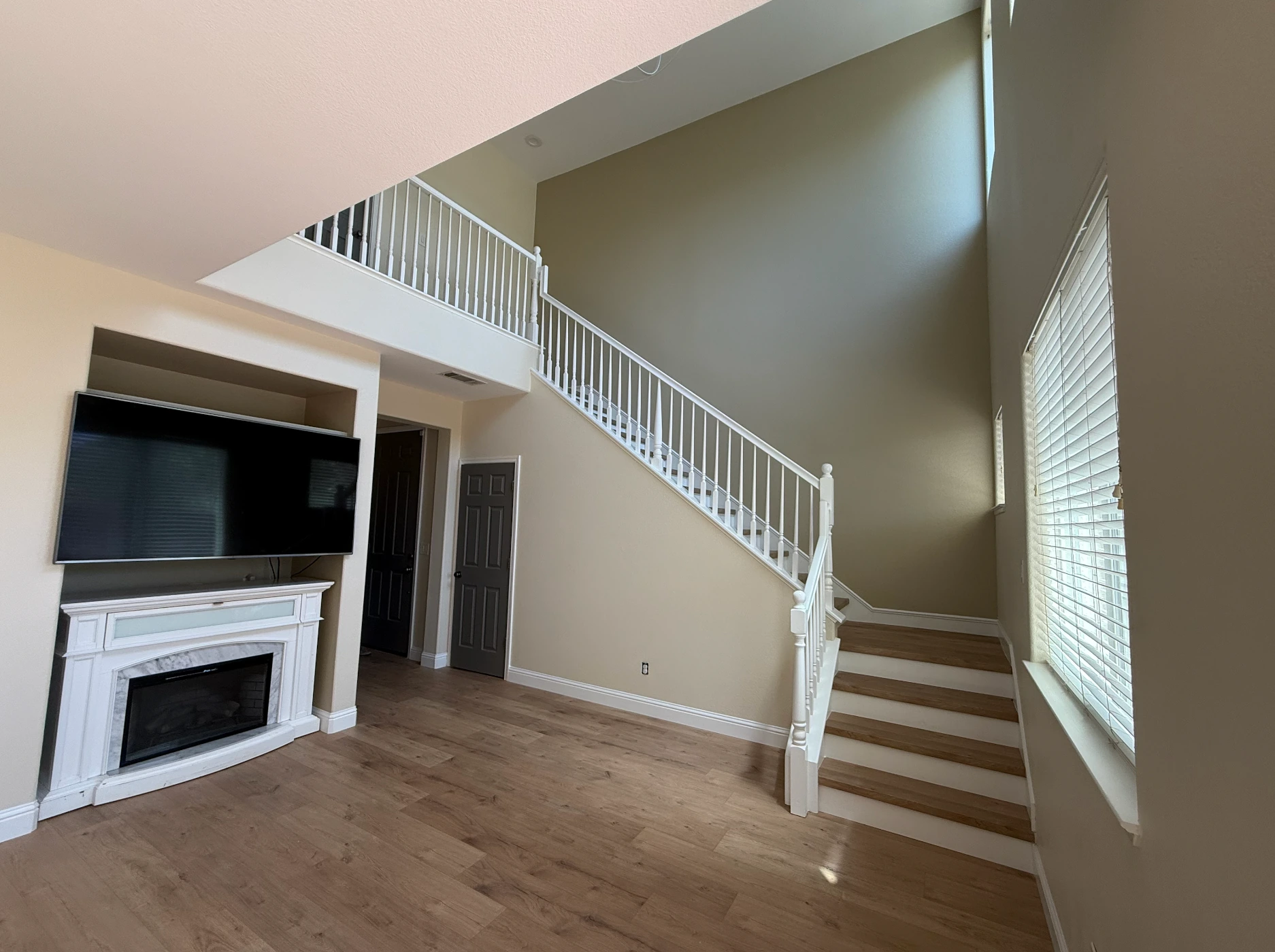 Interior living room transformation